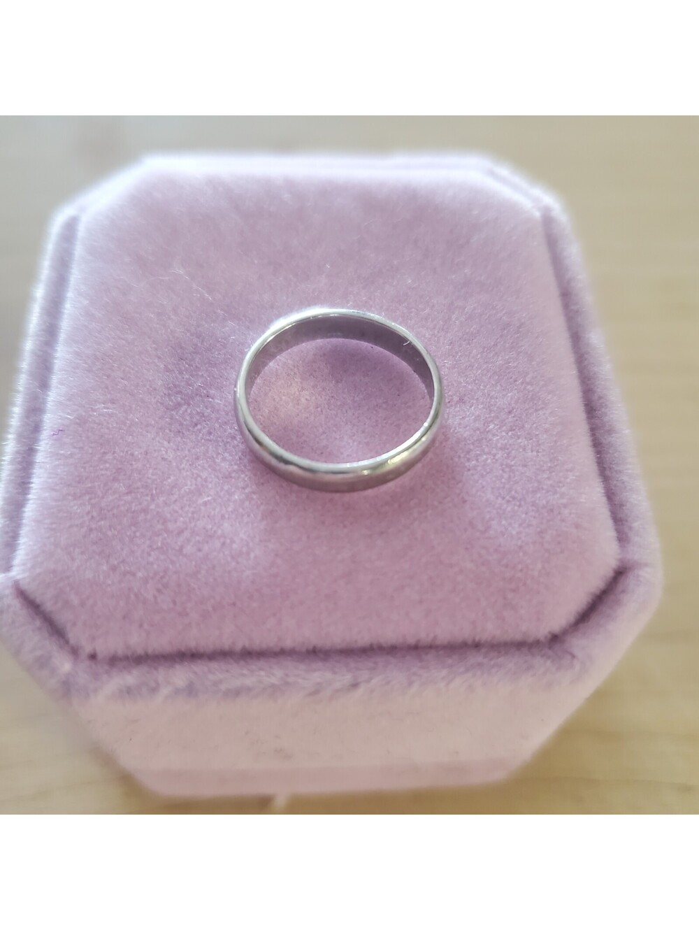 Frederick Goldman 14K White Gold Wedding Band Pinky Midi Ring Size 2.75